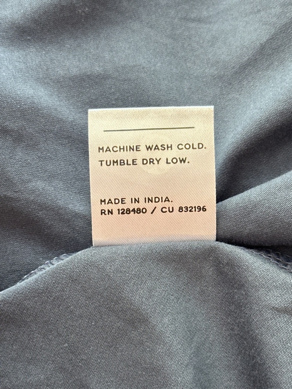 PACT Fit & Flare Open Back Maxi Dress Slate Blue Women’s Size Medium - Picture 13 of 13